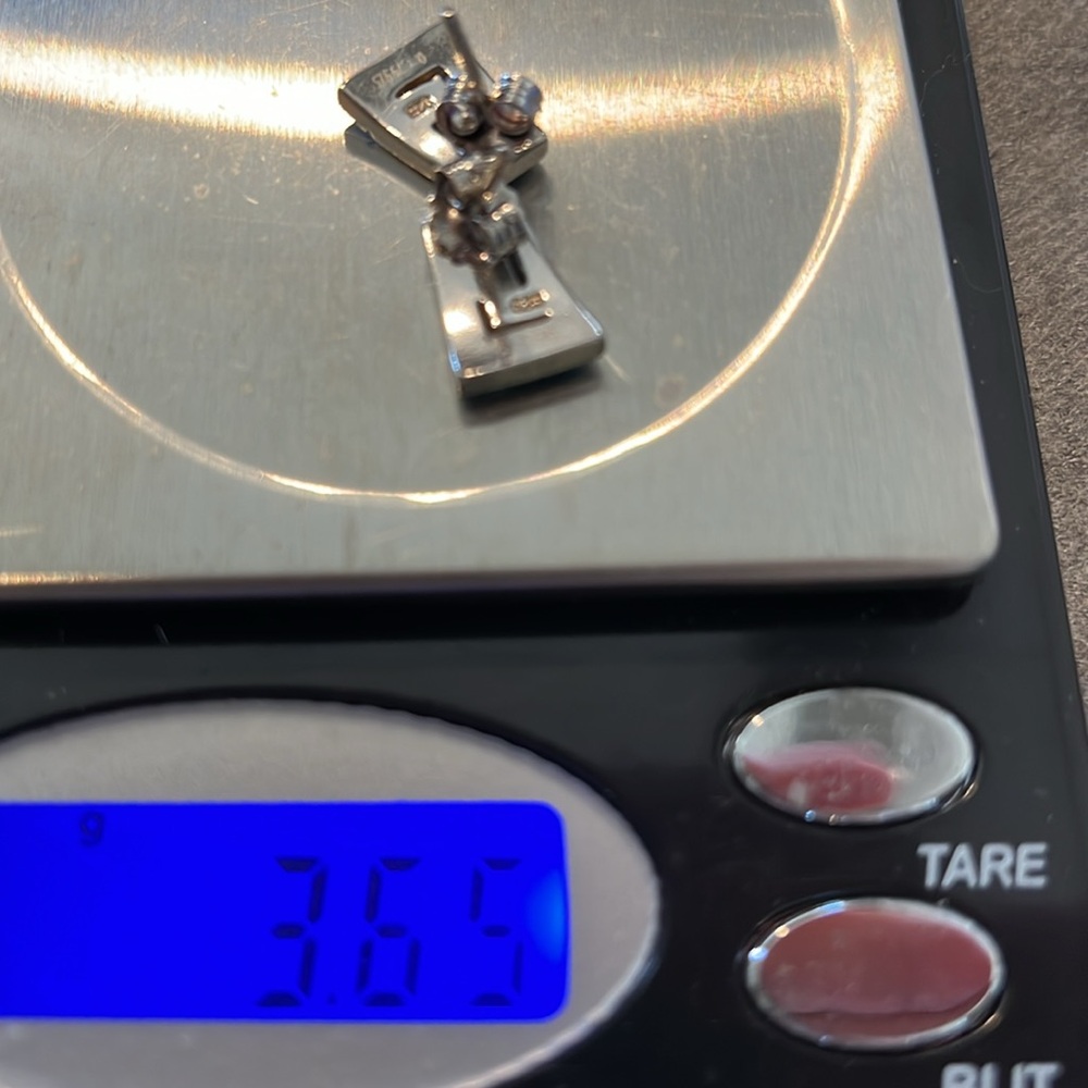 Sterling Blue Opal Inlaid Earrings - Picture 6 of 6